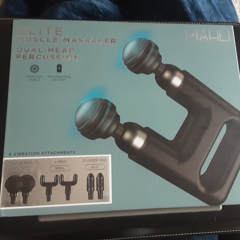 *NEW* MAHLI Elite Muscle Massager Dual Head Percussion
